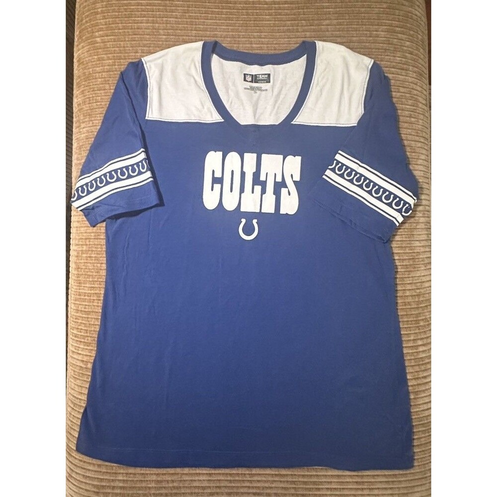 Women's Indianapolis Colts XL NFL T-shirt Short Sleeve Soft Cotton